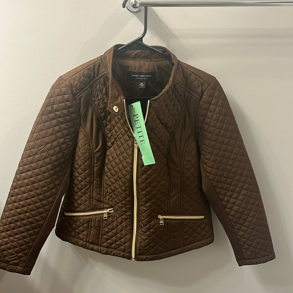Brown Marc New York (PS)with gold zipper